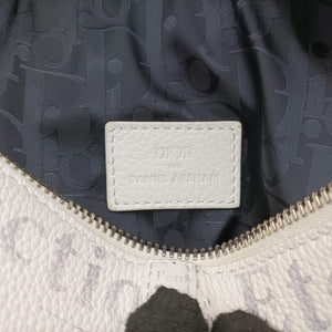 Pre-owned Christian Dior Saddle White Leather bum bag/waist bag | stylenewstar