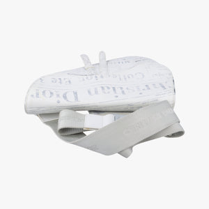 Pre-owned Christian Dior Saddle White Leather bum bag/waist bag | stylenewstar