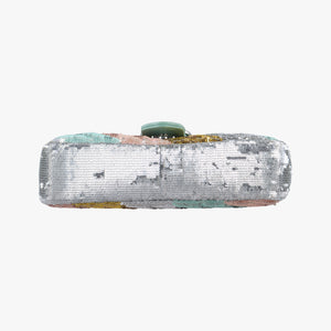 Pre-owned Gucci GG Marmont Multicolour Sequins 443497 shoulderbag | stylenewstar