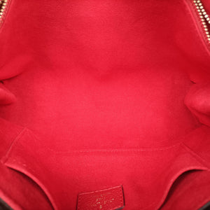 Pre-owned Louis Vuitton SAINT PLACIDE brown×CERISE Monogram Canvas×calf leather M43713 shoulderbag | stylenewstar