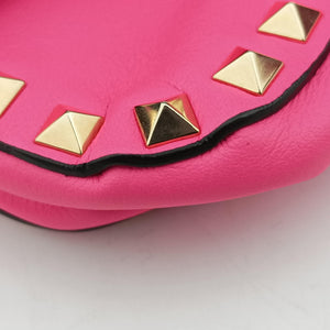 Pre-owned Valentino Rockstud Rose Leather shoulderbag | stylenewstar
