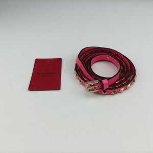 Pre-owned Valentino Rockstud Rose Leather shoulderbag | stylenewstar