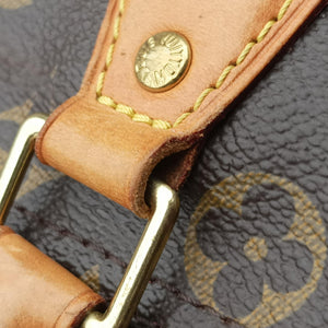 Pre-owned Louis Vuitton Speedy 30 Grenade V brown×pink Monogram Canvas M41533 handbag | stylenewstar