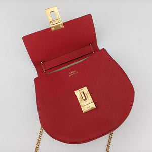 Pre-owned Chloe DREW Red Leather shoulderbag | stylenewstar