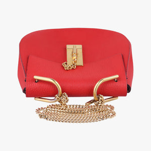 Pre-owned Chloe DREW Red Leather shoulderbag | stylenewstar