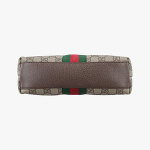 Vintage Gucci Ophidia Brown x Red x Green PVC coated canvas 499621 shoulderbag | stylenewstar