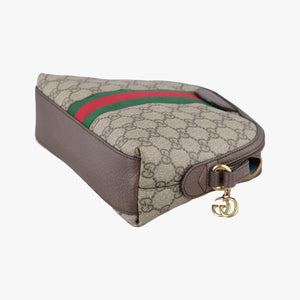 Vintage Gucci Ophidia Brown x Red x Green PVC coated canvas 499621 shoulderbag | stylenewstar