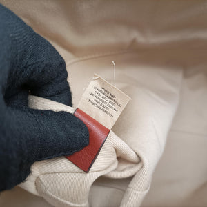 Pre-owned Chloe Woody Beige x Brown x Black canvas handbag | stylenewstar