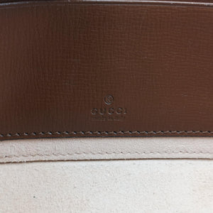 Pre-owned Gucci Interlocking G Brown PVC coated canvas 671674 shoulderbag | stylenewstar