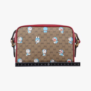 Pre-owned Gucci GG Supreme Doraemon Collaboration Red×Multicolour PVC coated canvas 647784 shoulderbag | stylenewstar