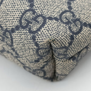 Pre-owned Gucci GG Supreme Grey PVC coated canvas 388924 shoulderbag | stylenewstar