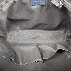 Pre-owned Gucci GG Supreme Grey PVC coated canvas 388924 shoulderbag | stylenewstar