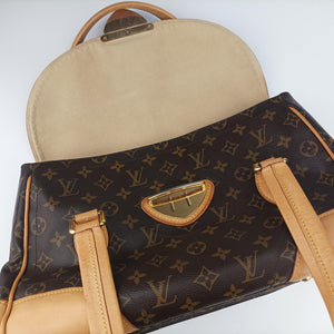 Pre-owned Louis Vuitton Beverly GM brown Monogram Canvas M40120 shoulderbag | stylenewstar