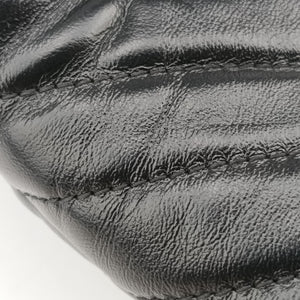 Pre-owned Gucci GG Marmont Black×red Leather 573817 shoulderbag | stylenewstar