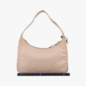 Pre-owned Prada Re-Edition 2005 Re-Nylon Bag Beige nylon 1BH204 handbag | stylenewstar