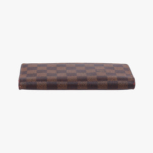Pre-owned Louis Vuitton Damier Portefeuille Brazza Bifold EBENE Damier Canvas N60017 long-wallet | stylenewstar
