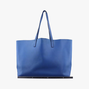 Vintage Yves Saint Laurent Shopper Blue Leather 394195 handbag | stylenewstar