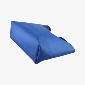 Vintage Yves Saint Laurent Shopper Blue Leather 394195 handbag | stylenewstar