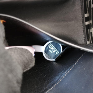 Pre-owned Fendi Kan I F Black PVC Coated Canvas 8BT284 shoulderbag | stylenewstar