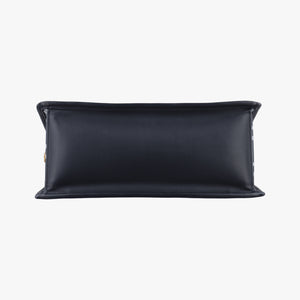 Pre-owned Fendi Kan I F Black PVC Coated Canvas 8BT284 shoulderbag | stylenewstar