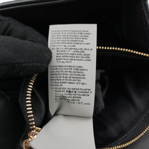 Pre-owned VERSACE medusa Black Leather shoulderbag | stylenewstar