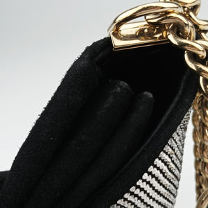 Pre-owned VERSACE medusa Black Leather shoulderbag | stylenewstar