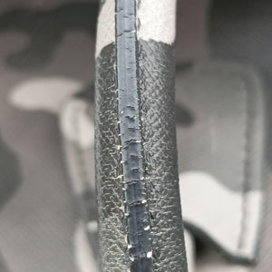 Pre-owned Prada Triangle plate logo Gray×Multicolour SAFFIANO Leather B2625P shoulderbag | stylenewstar