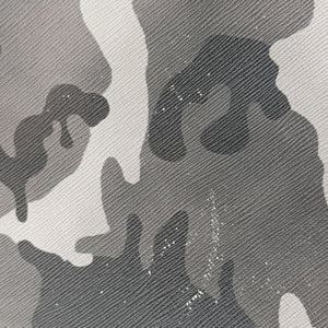 Pre-owned Prada Triangle plate logo Gray×Multicolour SAFFIANO Leather B2625P shoulderbag | stylenewstar