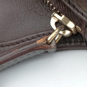 Pre-owned Christian Dior Granville Brown lambskin shoulderbag | stylenewstar