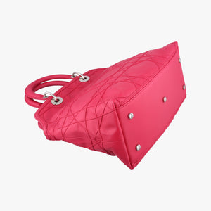 Pre-owned Christian Dior Granville Rose Red lambskin shoulderbag | stylenewstar