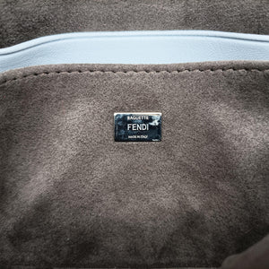 Pre-owned Fendi monster micro Baguette Blue×Multicolour Leather 8M0354 shoulderbag | stylenewstar