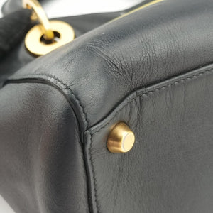 Pre-owned Christian Dior Lady Dior Black×Multicolor Leather shoulderbag | stylenewstar