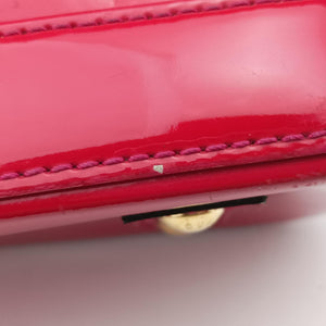 Pre-owned Louis Vuitton Alma BB pomme d'amour Vernis M91606 shoulderbag | stylenewstar