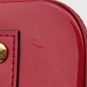 Pre-owned Louis Vuitton Alma BB pomme d'amour Vernis M91606 shoulderbag | stylenewstar
