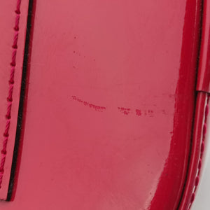 Pre-owned Louis Vuitton Alma BB pomme d'amour Vernis M91606 shoulderbag | stylenewstar