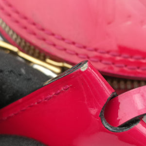 Pre-owned Louis Vuitton Alma BB pomme d'amour Vernis M91606 shoulderbag | stylenewstar