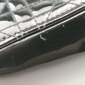 Pre-owned Christian Dior Lady Dior Black Patent handbag | stylenewstar