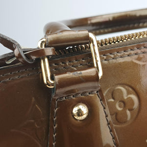 Pre-owned Louis Vuitton Alma GM Beige Poudre Vernis M91753 handbag | stylenewstar