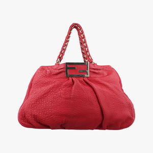 Secondhand Fendi Mia Red Leather 8BR616 shoulderbag | stylenewstar