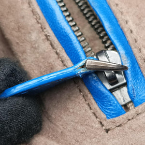 Secondhand Bottega Veneta Intrecciato Blue lambskin shoulderbag | stylenewstar