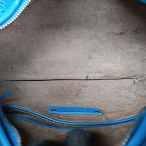 Secondhand Bottega Veneta Intrecciato Blue lambskin shoulderbag | stylenewstar