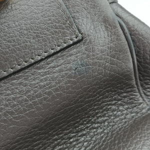 Vintage Dolce & Gabbana SICILY Dark Gray Leather shoulderbag | stylenewstar