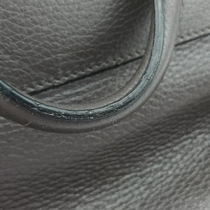 Vintage Dolce & Gabbana SICILY Dark Gray Leather shoulderbag | stylenewstar