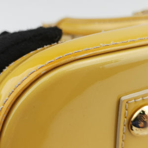 Pre-owned Louis Vuitton ALMA PM CITRINE Vernis M90101 handbag | stylenewstar