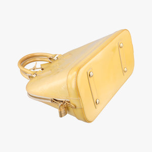 Pre-owned Louis Vuitton ALMA PM CITRINE Vernis M90101 handbag | stylenewstar