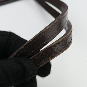 Pre-owned Louis Vuitton NEVERFULL MM EBENE Damier Canvas N51105 handbag | stylenewstar