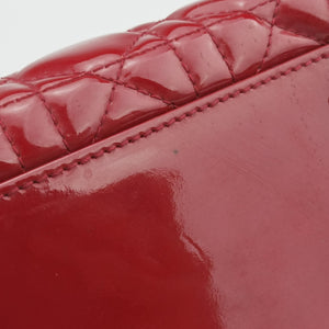 Vintage Christian Dior Lady Dior Red patent shoulderbag | stylenewstar