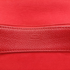 Vintage Louis Vuitton PALLAS Chain Brown×CERISE Monogram Canvas×calf leather M41201 shoulderbag | stylenewstar