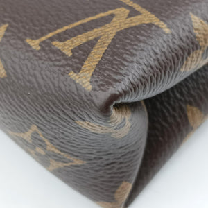 Vintage Louis Vuitton PALLAS Chain Brown×CERISE Monogram Canvas×calf leather M41201 shoulderbag | stylenewstar