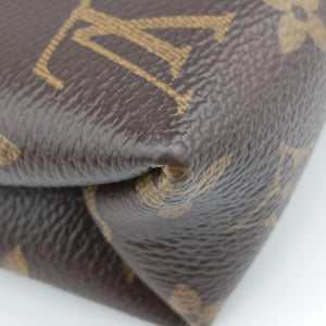 Vintage Louis Vuitton PALLAS Chain Brown×CERISE Monogram Canvas×calf leather M41201 shoulderbag | stylenewstar